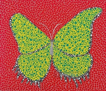 butterfly 1988 Yayoi Kusama Japanese Oil Paintings